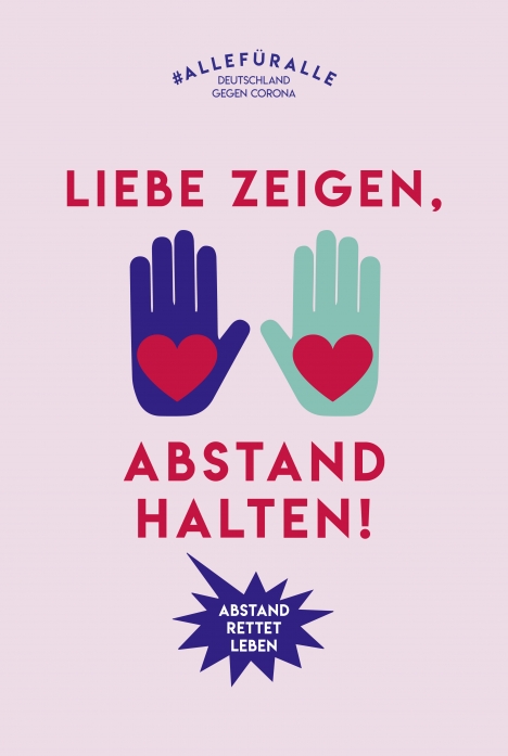 #allefüralle: Unilever, Kühne, Spiegel, Facebook & Co. starten Kampagne für mehr Abstand -